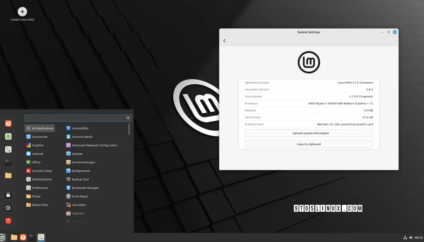 Linux Mint 21.2 ISO 镜像开放下载