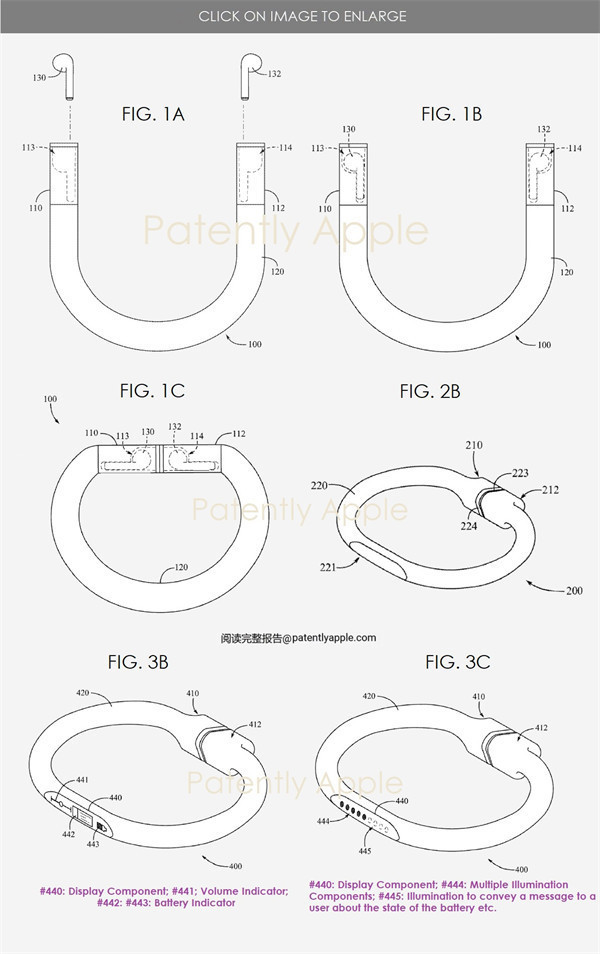 苹果获得AirPods 耳机专利，不使用时可以放置到“项链”和“钥匙圈”内