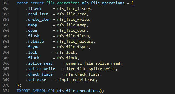 Linux NFS文件系统端架构与代码解析