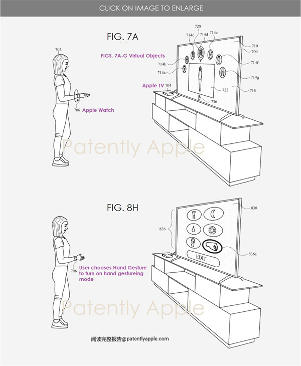 苹果获得 Apple Watch 手表专利，获得可操控Mac 和 Apple TV 等设备