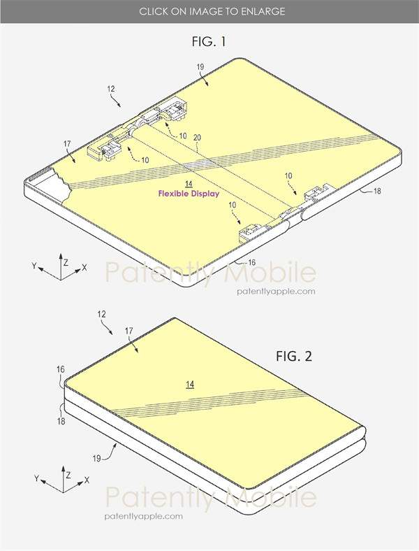 微软获得 Surface Duo 专利有望采用可折叠屏幕设计