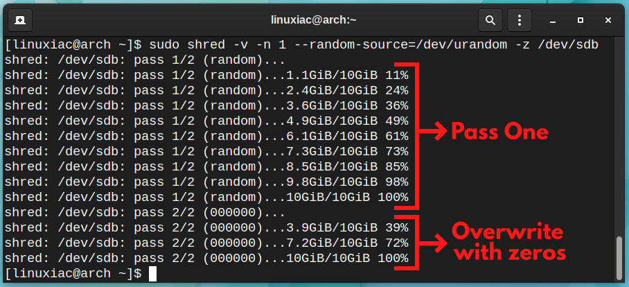 Linux 中如何安全地抹去磁盘数据？