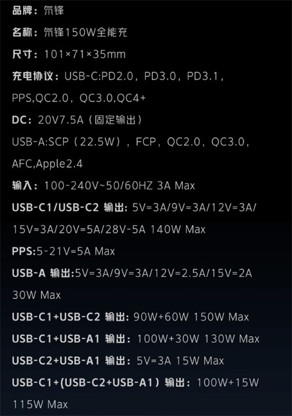 努比亚红魔氘锋 150W 氮化镓桌面充电套装开启预售