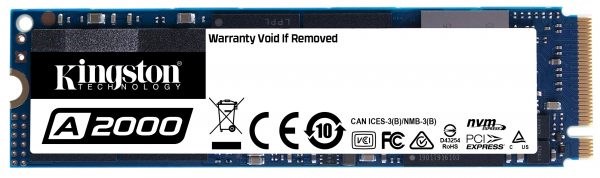 金士顿A2000 NVMe PCIe SSD开售，1TB版售价99美元