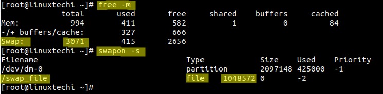 在Linux系统上使用交换文件扩展swap空间的方法