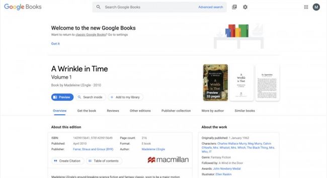 Google Books迎15岁生日 重新调整后助用户更容易找到背景信息