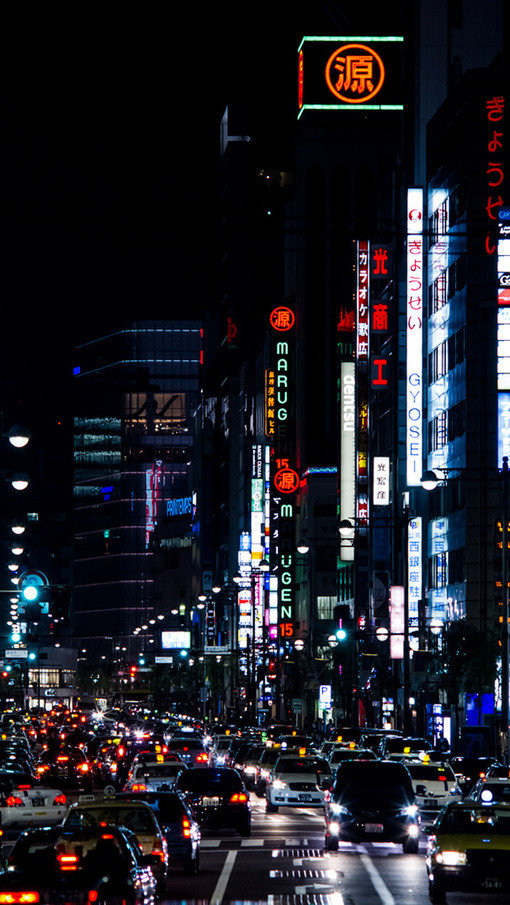 唯美好看的城市街道风景手机壁纸大全 梦里很多摇晃的绿色光晕