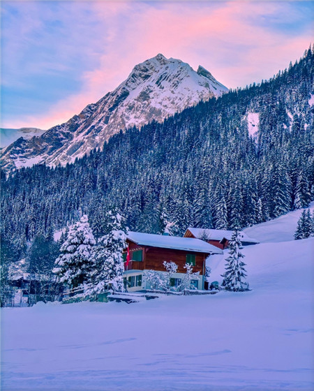 雪景图片大全唯美意境 大雪纷飞图片美景