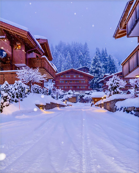 雪景图片大全唯美意境 大雪纷飞图片美景