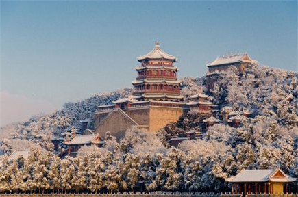 颐和园雪景图片大全真实好看 北京下雪风景图片