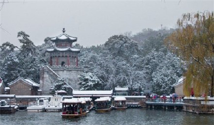 颐和园雪景图片大全真实好看 北京下雪风景图片