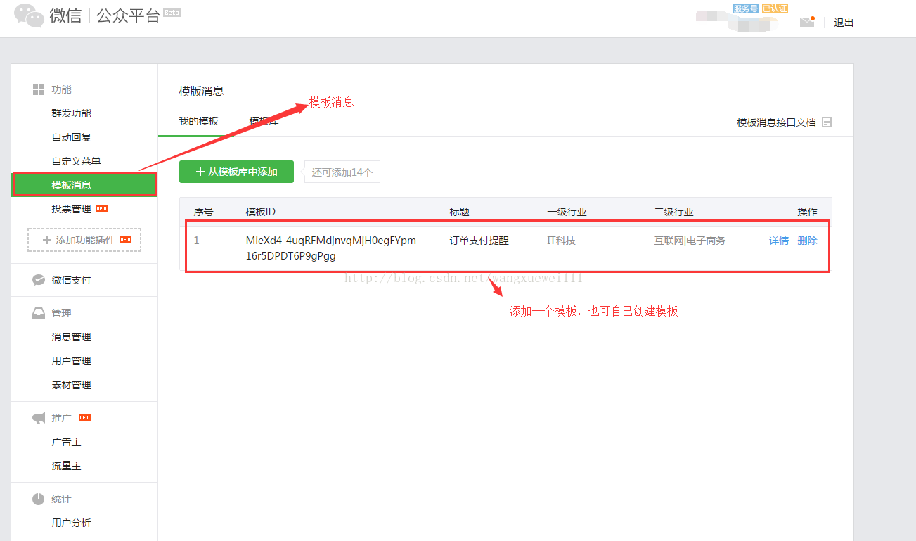 微信支付java版本之JSAPI支付+发送模板消息