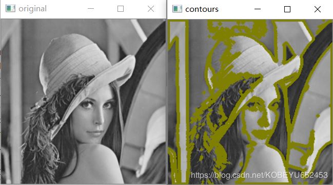 opencv 图像轮廓的实现示例