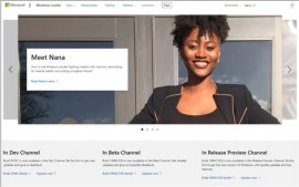 微软发布全新 Win10 Insider 预览网站