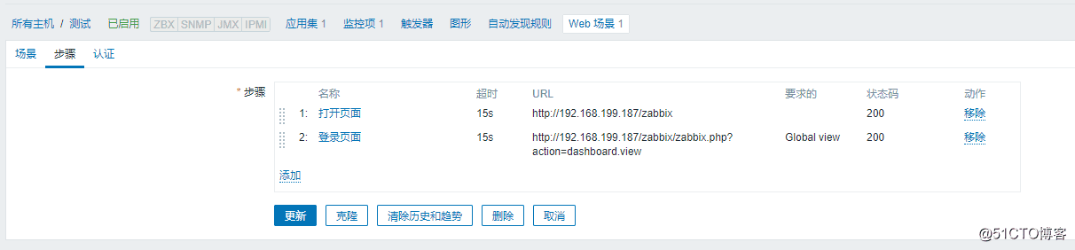 Zabbix WEB监测实现过程图解