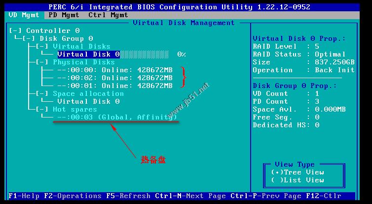 dell r710 服务器配置RAID5(3块硬盘做RAID5)