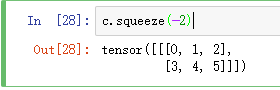 详解pytorch中squeeze()和unsqueeze()函数介绍