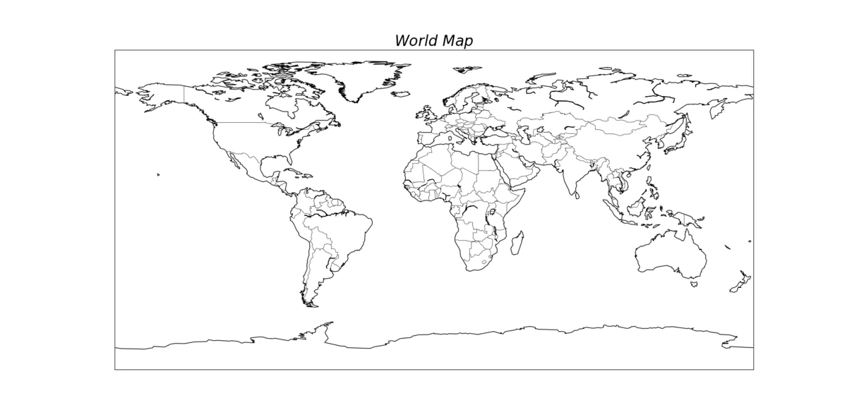 利用python绘制中国地图（含省界、河流等）