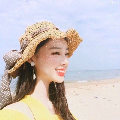 海边女生头像小清新侧脸正脸 2020夏天最受欢迎的海边头像女生高清