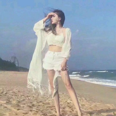 海边女生头像小清新侧脸正脸 2020夏天最受欢迎的海边头像女生高清