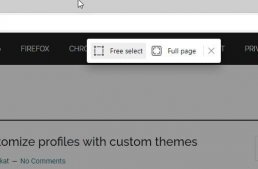 Edge 网页捕获功能新增整页截取选项