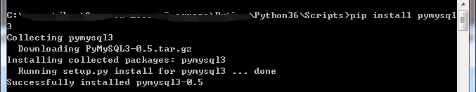 python连接数据库的方法