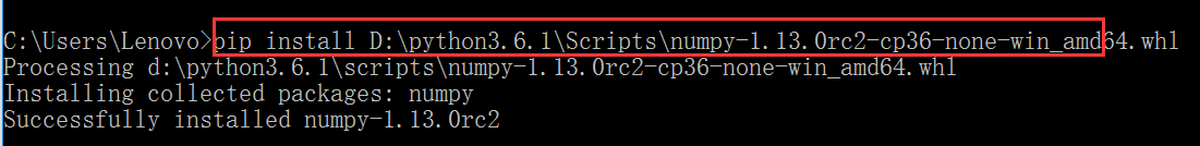 python安装numpy scipy的教程