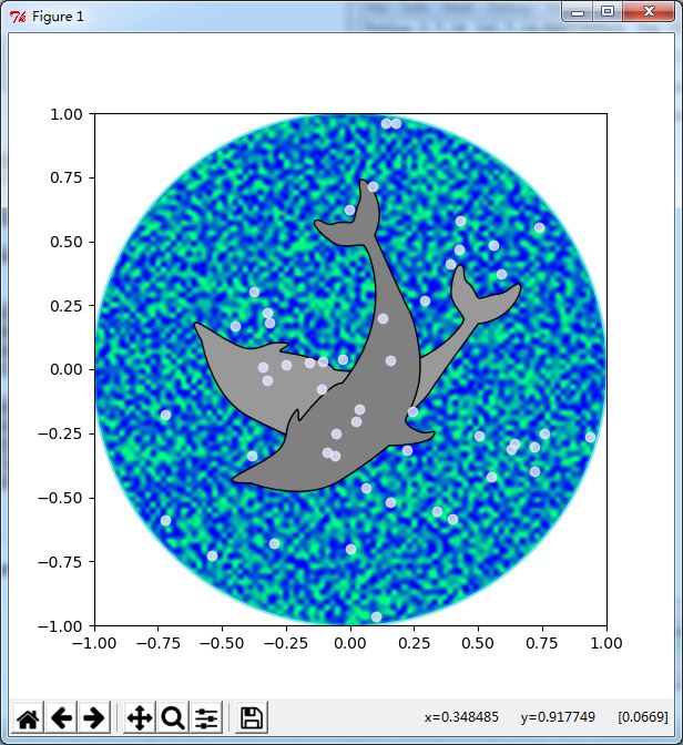 python+matplotlib绘制简单的海豚（顶点和节点的操作）