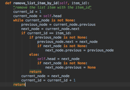 使用python实现链表操作