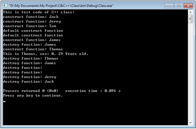 C++类基本语法实例分析