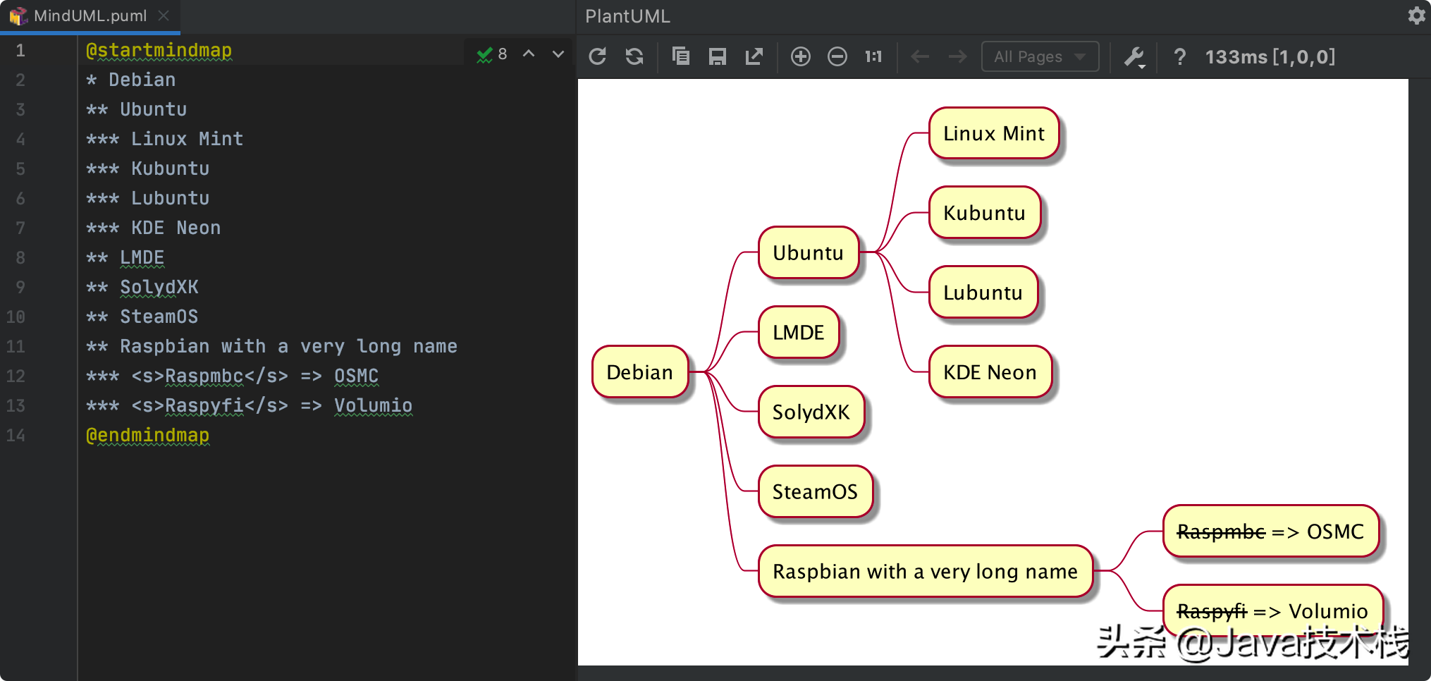 IntelliJ IDEA 还能画思维导图，果然最强 IDE