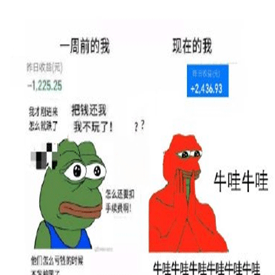 抖音基金牛蛙什么梗 基金牛蛙搞笑的表情包大全