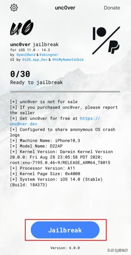 iOS 11~14.3全系列越狱工具及傻瓜式教程发布