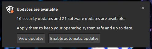 Linux Mint改进通知系统 敦促用户升级以保障安全