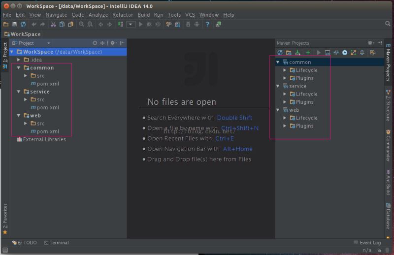 IntelliJ IDEA像Eclipse一样打开多个项目的图文教程