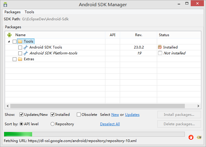 android sdk安装及开发环境部署