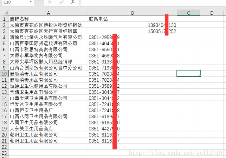 Python爬取商家联系电话以及各种数据的方法