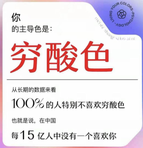 网易云性格主导色结果有哪些颜色？网易云性格主导色颜色答案大全