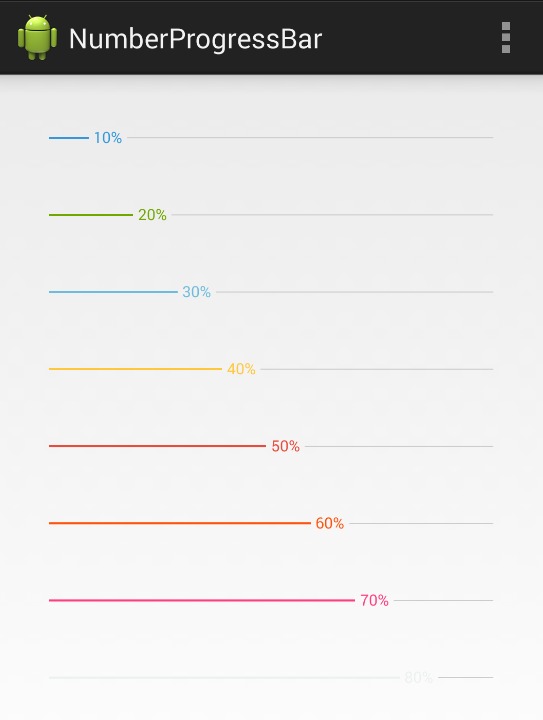 Android自定义View实现带数字的进度条实例代码