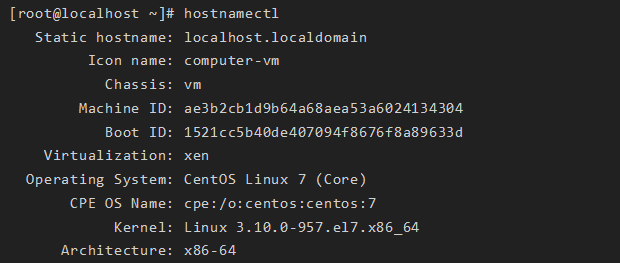 Linux系统修改主机名称方法