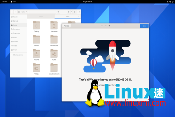 最好的桌面环境 GNOME 41可以测试了，有史以来最大的 GNOME 更新
