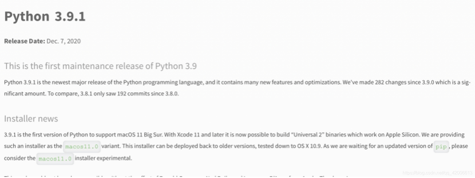 M1芯片安装python3.9.1的实现