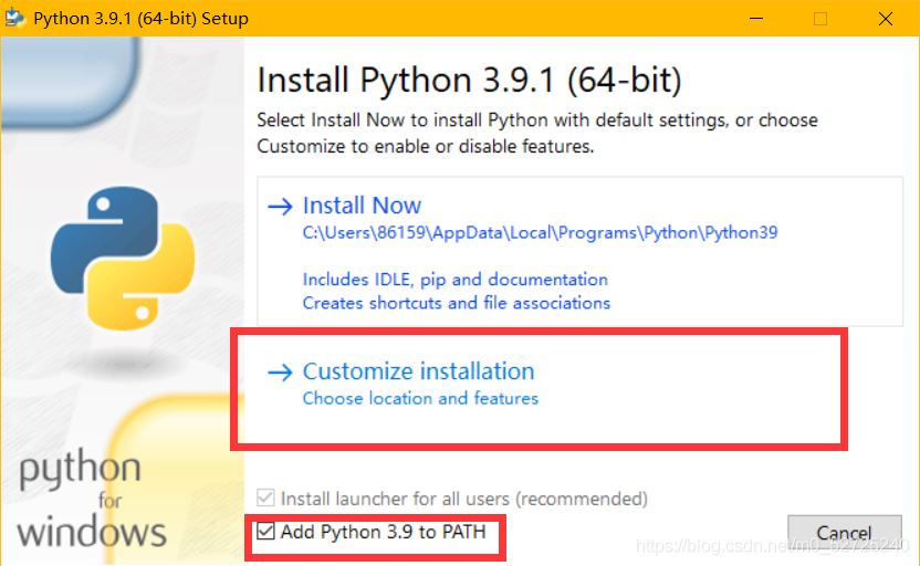 python3.9.1环境安装的方法(图文)