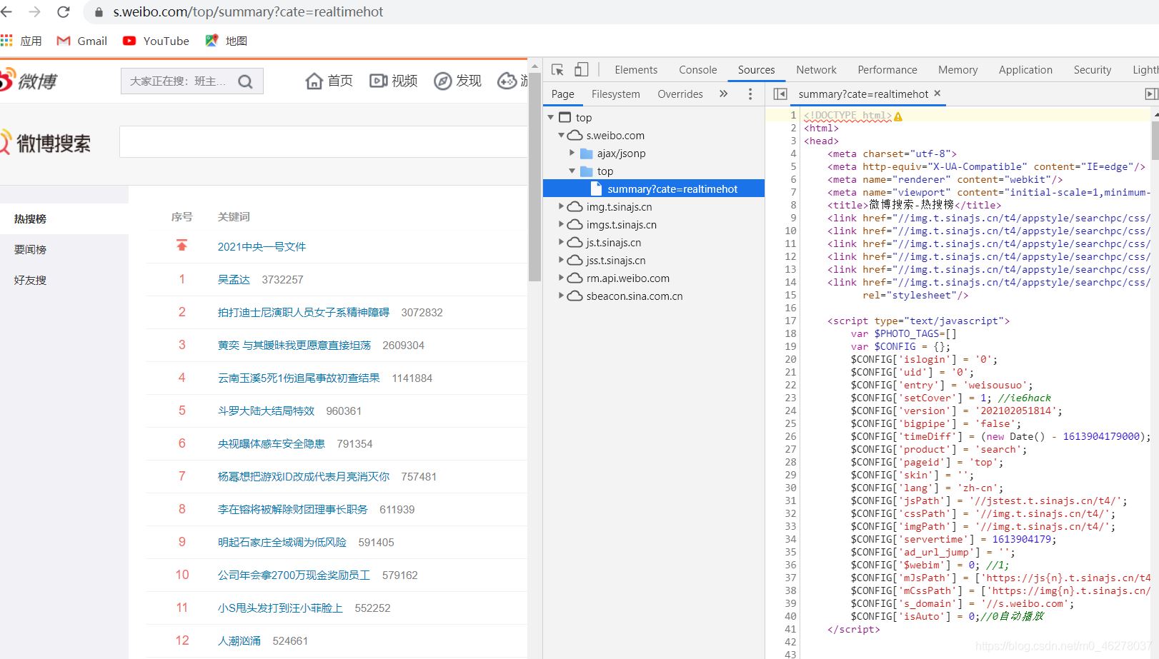 Python爬虫爬取微博热搜保存为 Markdown 文件的源码