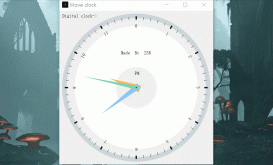 Qt实现指针式时钟 Qt实现动态时钟
