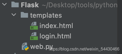 Python Flask基础到登录功能的实现代码