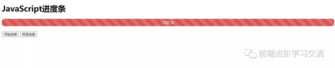一篇文章教会你使用JS+CSS实现一个简单加载进度条的效果