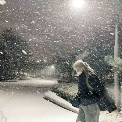 最新雪中的魅力好看的女头 适合下雪用的高清的女头