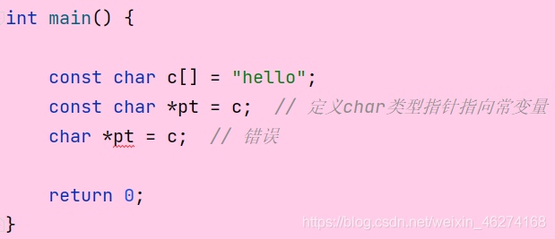 C++中const修饰符的详解及其作用介绍