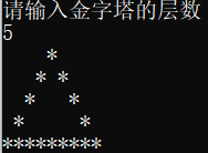 java输出镂空金字塔实现案例